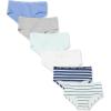 imageCalvin Klein Girls Underwear Cotton Hipster Panties 6 PackStripe Pack