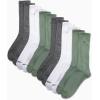 imageCalvin Klein Mens Crew Socks  12 Pack Cushioned Breathable Athletic Performance Crew Socks for Men for Sports ampamp RunningGreen Assorted