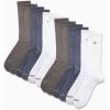 imageCalvin Klein Mens Crew Socks  12 Pack Cushioned Breathable Athletic Performance Crew Socks for Men for Sports ampamp RunningWhite Assorted