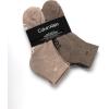 imageCalvin Klein Mens Quarter Socks  6 Pack Cushioned Mini Crew Athletic Socks for Men Ideal for Running Sport and HikingBrown Heather