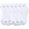 imageCalvin Klein Mens Quarter Socks  6 Pack Cushioned Mini Crew Athletic Socks for Men Ideal for Running Sport and HikingWhite