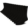 imageCalvin Klein Mens Crew Socks  12 Pack Cushioned Breathable Athletic Performance Crew Socks for Men for Sports ampamp RunningBlack