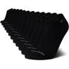 imageCalvin Klein Mens Liner Socks  12 Pack Lightweight Performance Non Slip No Show Socks for Men  Athletic Shoe Sock LinersPure Black