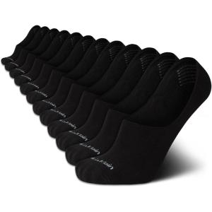 imageCalvin Klein Mens Liner Socks  12 Pack Lightweight Performance Non Slip No Show Socks for Men  Athletic Shoe Sock LinersBlack Texture