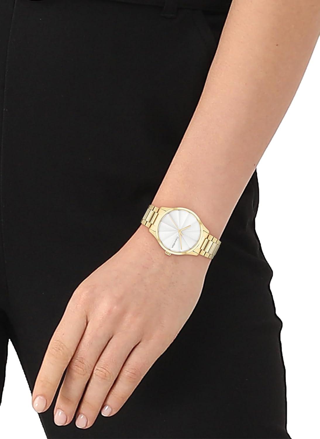 imageCalvin Klein Sensation Womens Quartz Watch  Gift for HerGold Plated