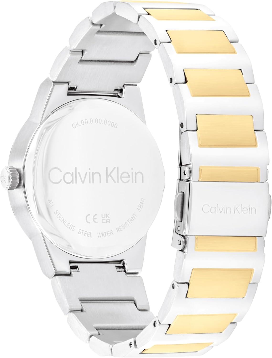 imageCalvin Klein Womens CK Linear Elegance  36mm 2H Quartz Slim Watch  Stainless Steel Bracelet  Premium Fashion Timepiece for All Occasions  Gift for HerGreen