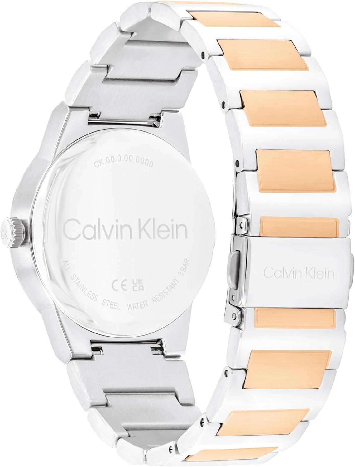 imageCalvin Klein Womens CK Linear Elegance  36mm 2H Quartz Slim Watch  Stainless Steel Bracelet  Premium Fashion Timepiece for All Occasions  Gift for HerRose Gold