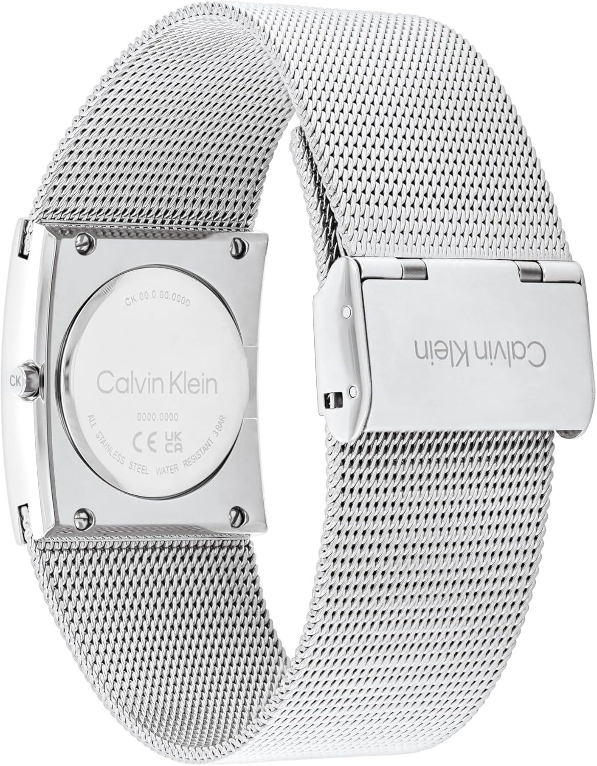 imageCalvin Klein Womens CK Pulse  26mm 2H Quartz Watch  Stainless Steel Mesh Bracelet  Water Resistance 30 Meters  Minimalistic Style  Premium Fashion  Gift for HerSilver
