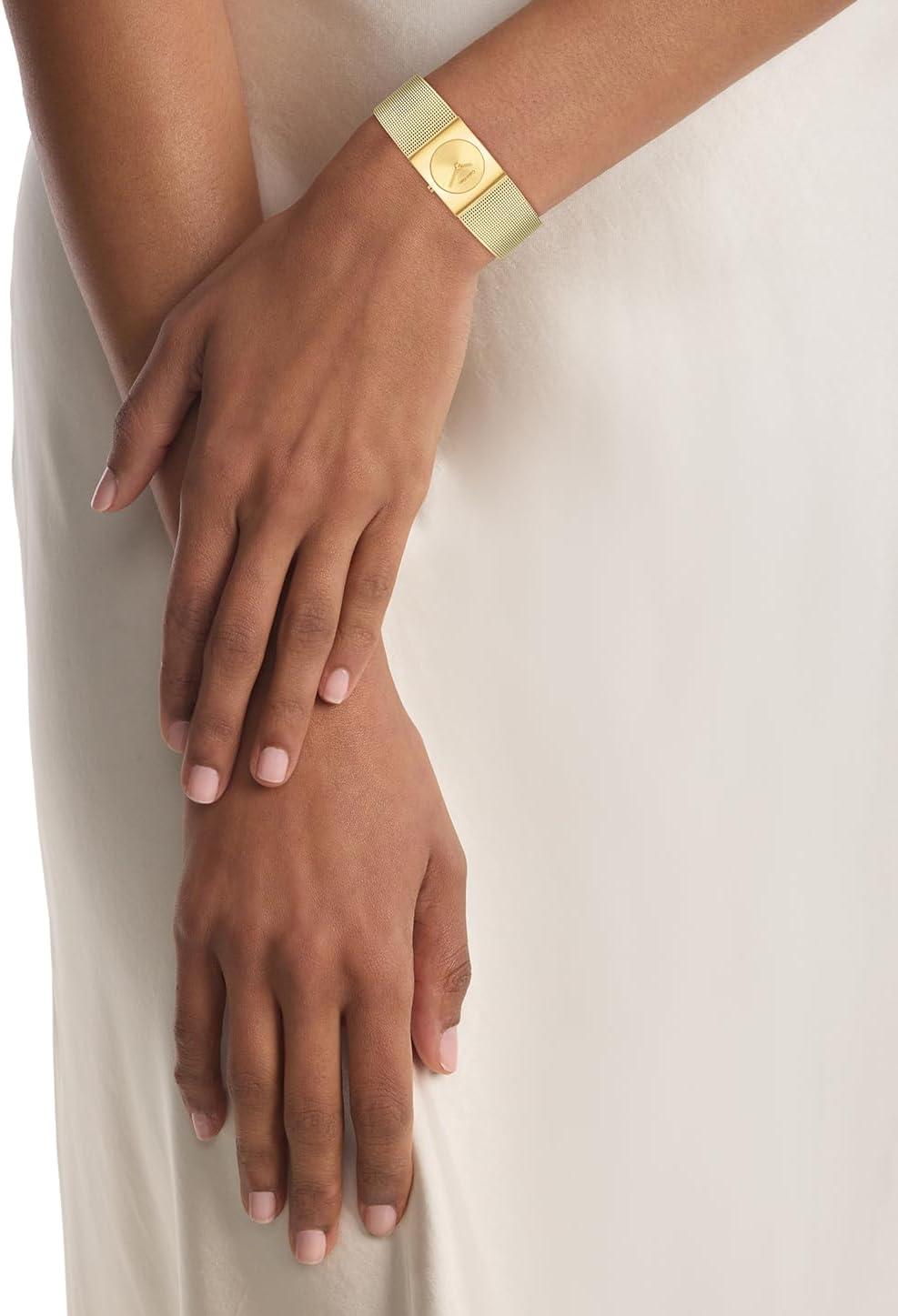 imageCalvin Klein Womens CK Pulse  26mm 2H Quartz Watch  Stainless Steel Mesh Bracelet  Water Resistance 30 Meters  Minimalistic Style  Premium Fashion  Gift for HerGold Plated