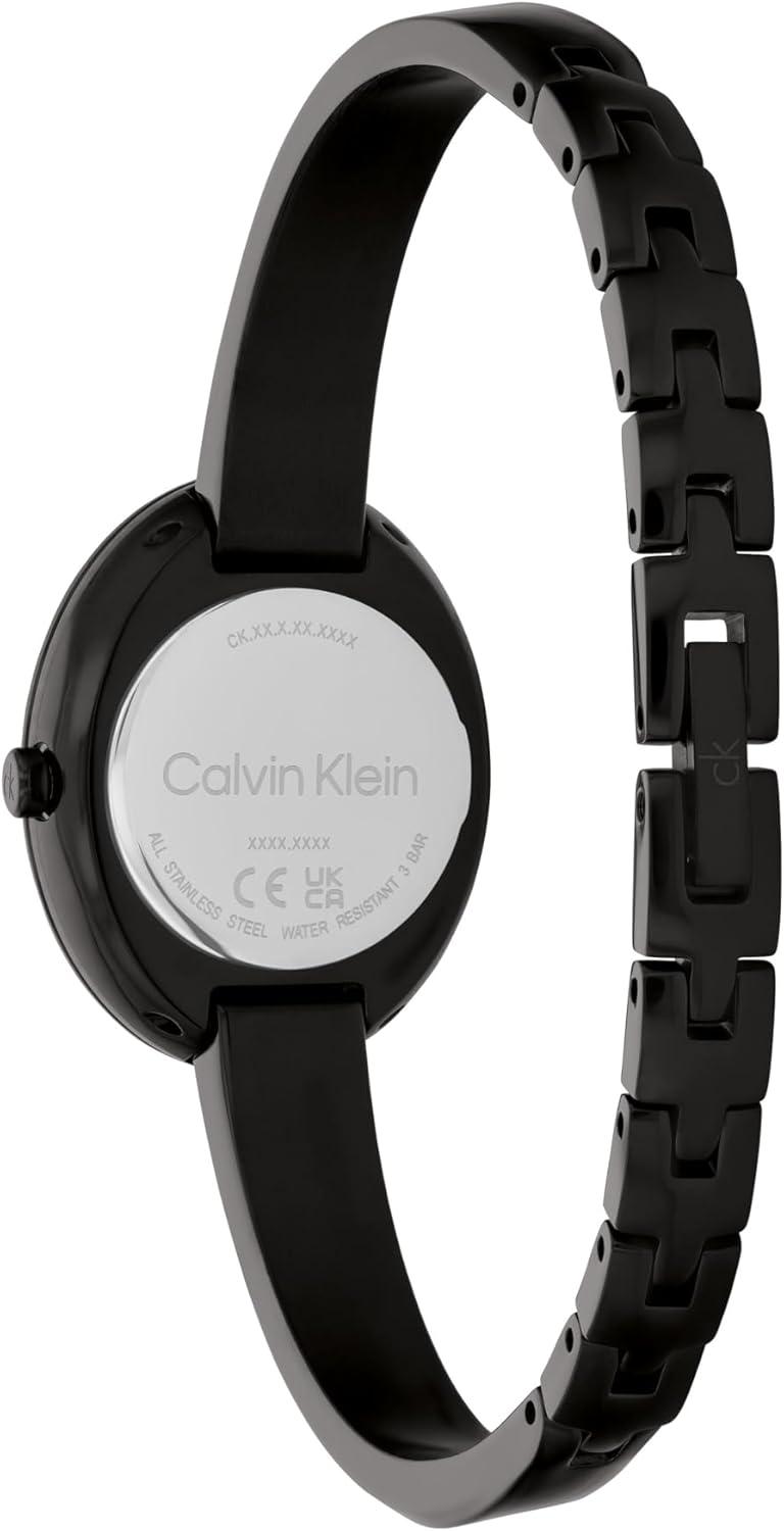 imageCalvin Klein Womens Twisted Bezel Bangle  24mm 2H Quartz Mini Watch  Stainless Steel Bangle  Stylish Comfortable Timepiece  Gift for Her