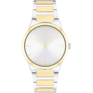 imageCalvin Klein Womens CK Linear Elegance  32mm 2H Quartz Slim Watch  Stainless Steel Bracelet  Premium Fashion Timepiece for All Occasions  Gift for HerTwo Tone