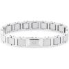 imageCalvin Klein Enhance Link Bracelet Collection for Men Adjustable Double Locking Fold Over Stainless Steel Jewelry Accessories Designer Wear