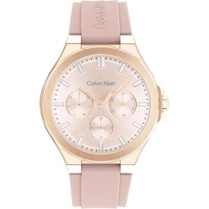 imageCalvin Klein Vibrancy  Womens 3H Quartz Multifunction Watch  Silicone Strap  Modern Stylish Timepiece  A Versatile Gift for Her  38mm