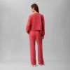 imageCalvin Klein Womens Brushed French Terry Straight Leg JoggersWine Blossom