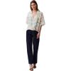 imageCalvin Klein Womens Chiffon Printed Wrap TopCloud Cream