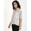 imageCalvin Klein Womens Chiffon Printed Wrap TopWhite