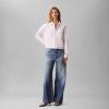 imageCalvin Klein Womens Cotton Poplin Cropped ShirtBrilliant White
