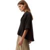 imageCalvin Klein Womens Crepe Printed Wrap TopBlack