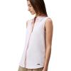 imageCalvin Klein Womens Crepe Sleeveless ButtonDown TopPearl