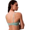 imageCalvin Klein Womens Form to Body Lightly Lined Triangle BraletteCharming Green