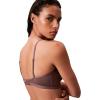 imageCalvin Klein Womens Form to Body Lightly Lined Triangle BraletteSparrow