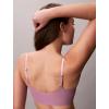 imageCalvin Klein Womens Invisibles Comfort Seamless Adjustable Skinny Strap Bralette BraSoft Mauve