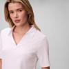 imageCalvin Klein Womens Johnny Collar Half Sleeve TopBright White