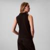 imageCalvin Klein Womens Johnny Collar Sleeveless TopBlack