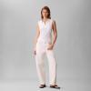 imageCalvin Klein Womens Johnny Collar Sleeveless TopBright White