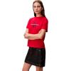 imageCalvin Klein Womens Monogram Logo Crewneck TShirtBerry Sangria
