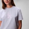 imageCalvin Klein Womens Monogram Logo Crewneck TShirtBreezy Blue