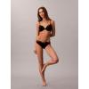 imageCalvin Klein Womens Motive Cotton Multipack Bikini Panty 2 PackBlackGrey HeatherScorched Denim
