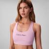 imageCalvin Klein Womens Performance Logo Medium Impact Sports BraFragrant Lilac
