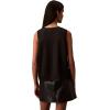 imageCalvin Klein Womens Plisse V Neck Tank TopBlack