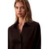 imageCalvin Klein Womens Satin ButtonDown ShirtBlack