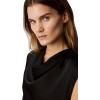 imageCalvin Klein Womens Satin Cowl Neck BlouseBlack