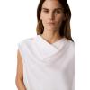 imageCalvin Klein Womens Satin Cowl Neck BlouseSea Salt