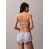 imageCalvin Klein Womens Signature Satin Boyshort PantyBlue Buttercup Floral Harbour
