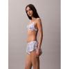 imageCalvin Klein Womens Signature Satin Boyshort PantyBlue Buttercup Floral Harbour