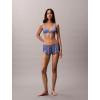 imageCalvin Klein Womens Signature Satin Boyshort PantyBlue Tulip