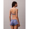 imageCalvin Klein Womens Signature Satin Boyshort PantyBlue Tulip