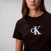 imageCalvin Klein Womens Slim Fit Graphic Monogram TeeBlack