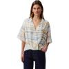 imageCalvin Klein Womens Chiffon Printed Wrap TopCloud Cream
