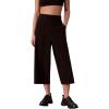imageCalvin Klein Womens Commuter Capri Wide Leg PantsBlack