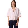 imageCalvin Klein Womens Crepe Printed Wrap TopPearl