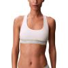 imageCalvin Klein Womens Icon Cotton Modal Unlined BraletteTofu Retro Stripe