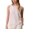 imageCalvin Klein Womens Linen Blend Shell TopWhite Sand