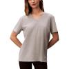 imageCalvin Klein Womens Performance Classic Fit VNeck TeeGrey Heather