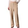 imageCalvin Klein Womens Stretch Flannel Slim Straight PantsWhite Pepper