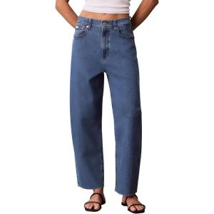 imageCalvin Klein Womens Barrel Fit JeansBlue Topaz